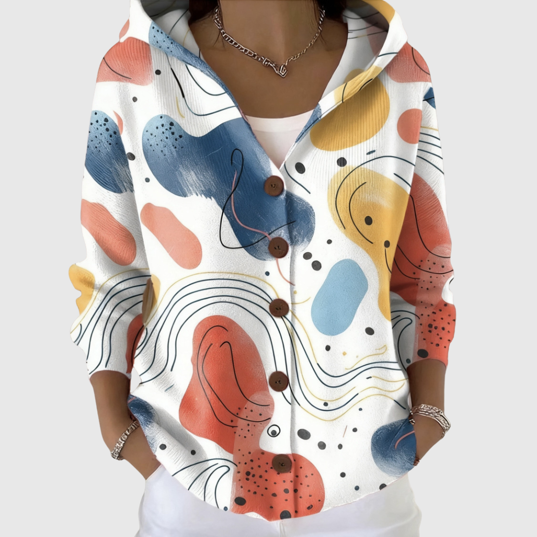 Valentina™ | Hooded Button-Front Cardigan