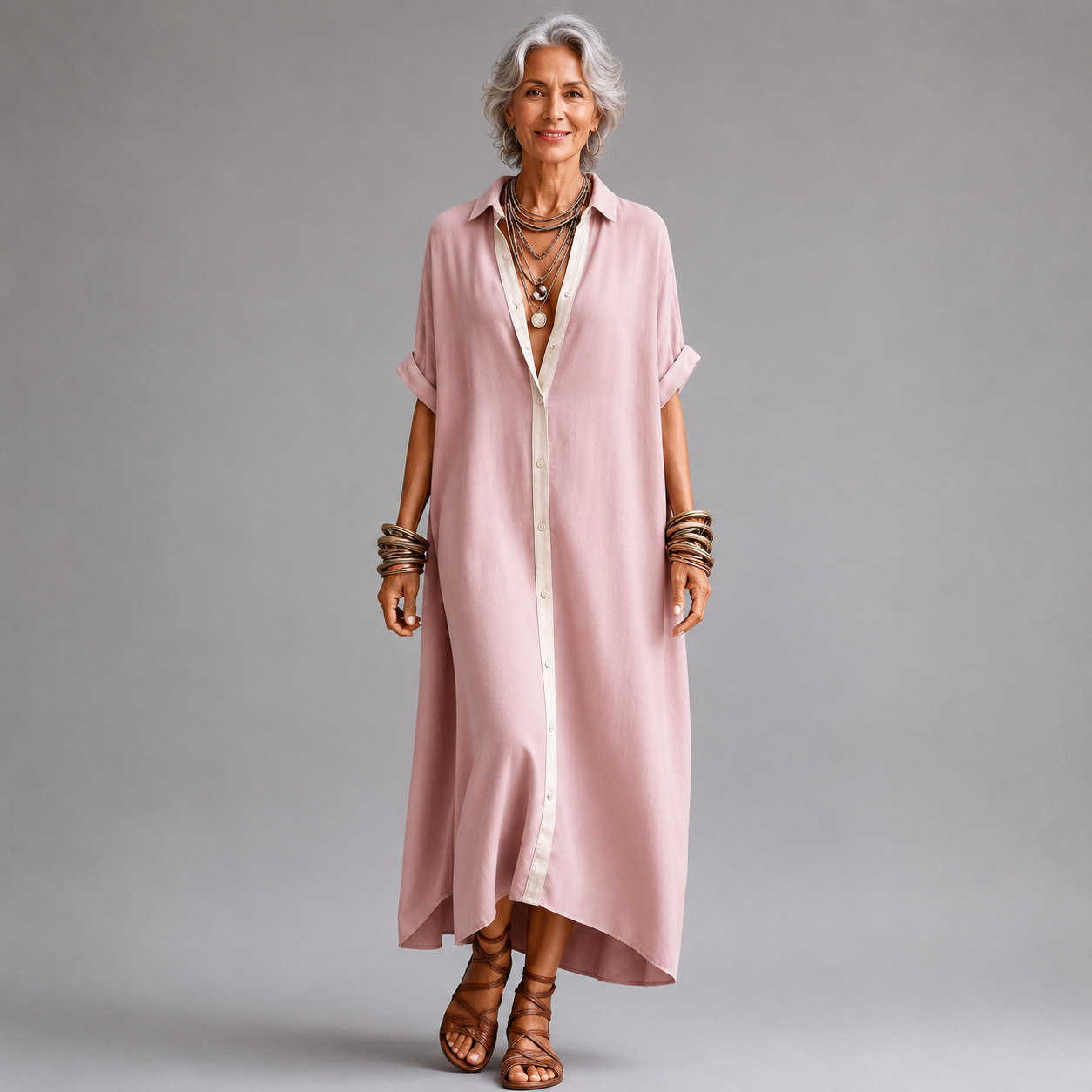Romilly™ | Effortless Shirt Dress
