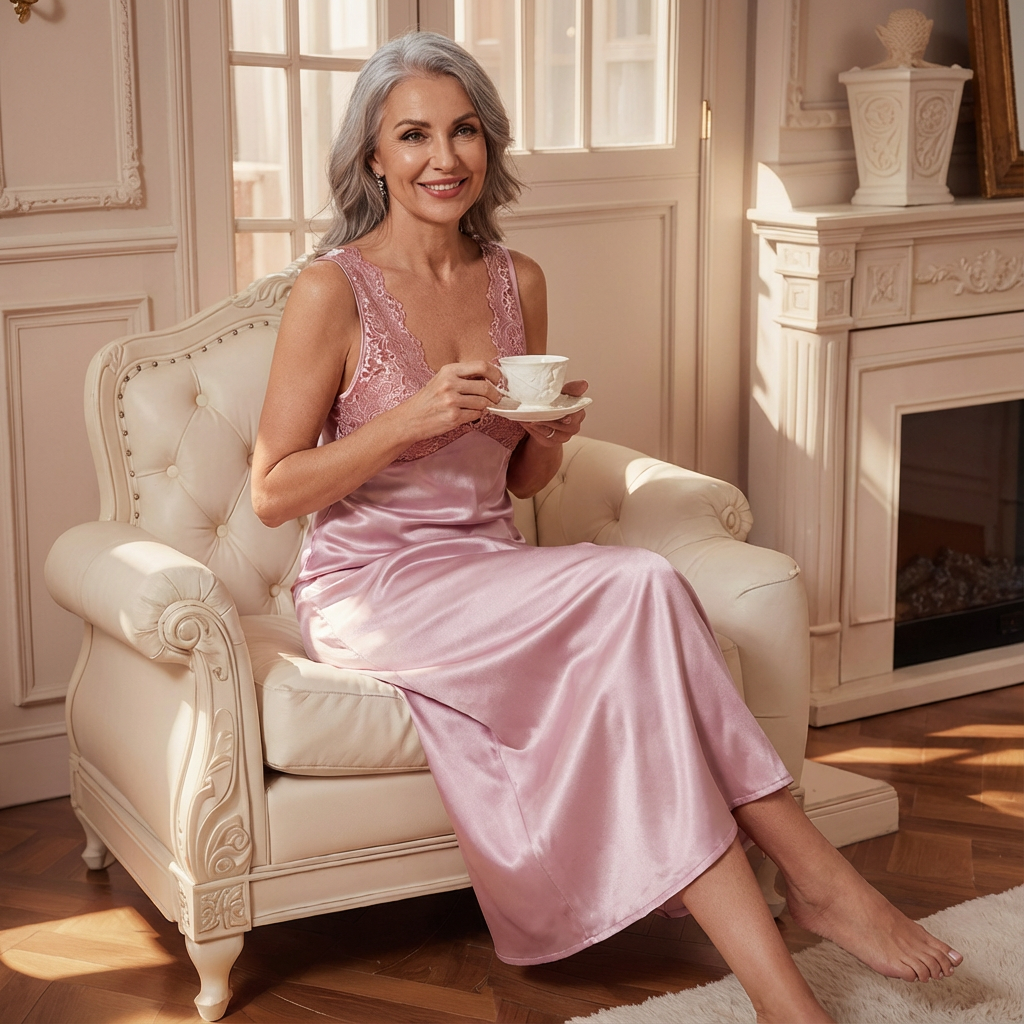 Moonette™ | Lace Backless Nightgown