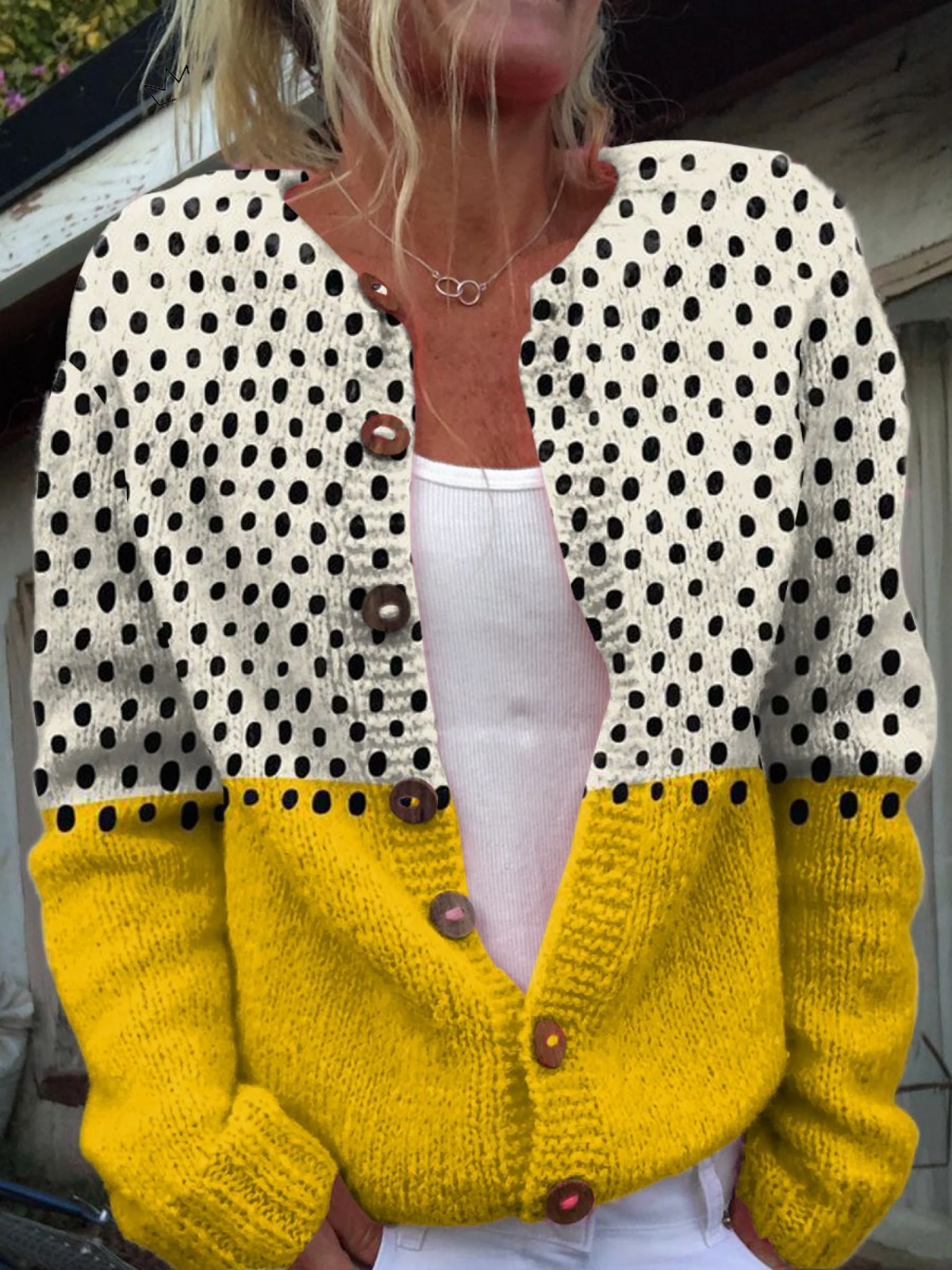 Dotterie™ | Vintage Knit Cardigan Sweater