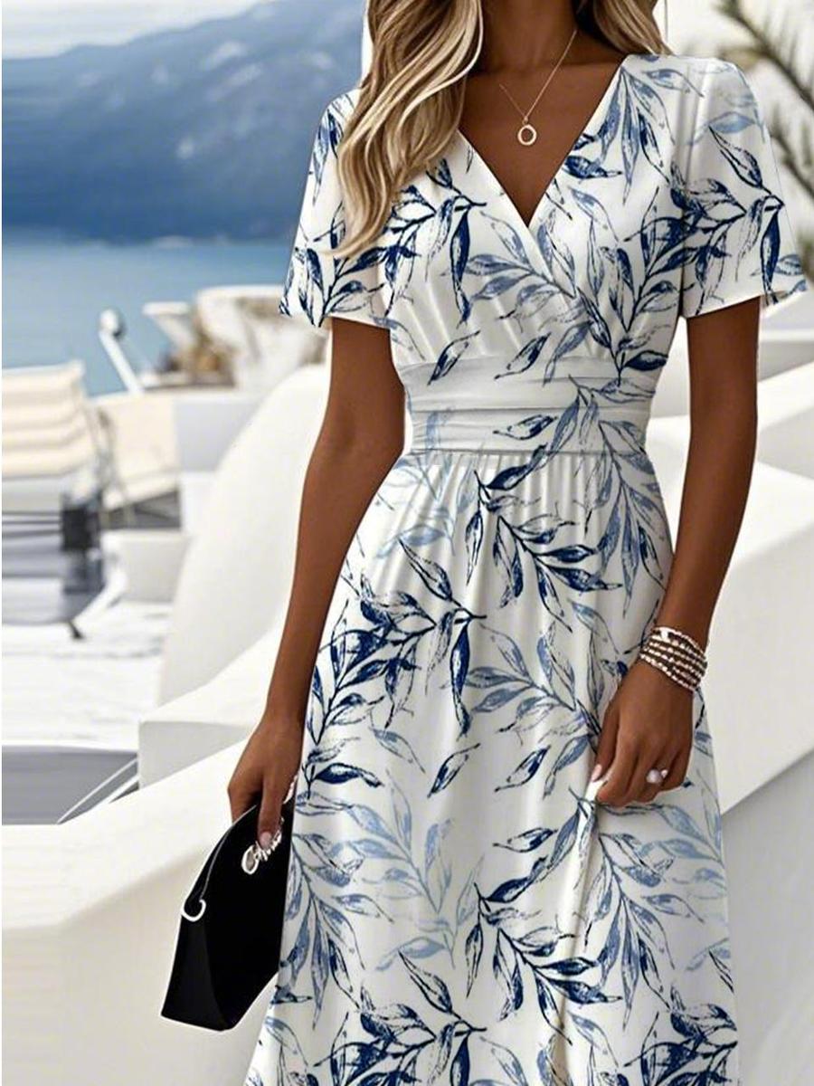 Corinne™ | Garden Breeze Midi Dress