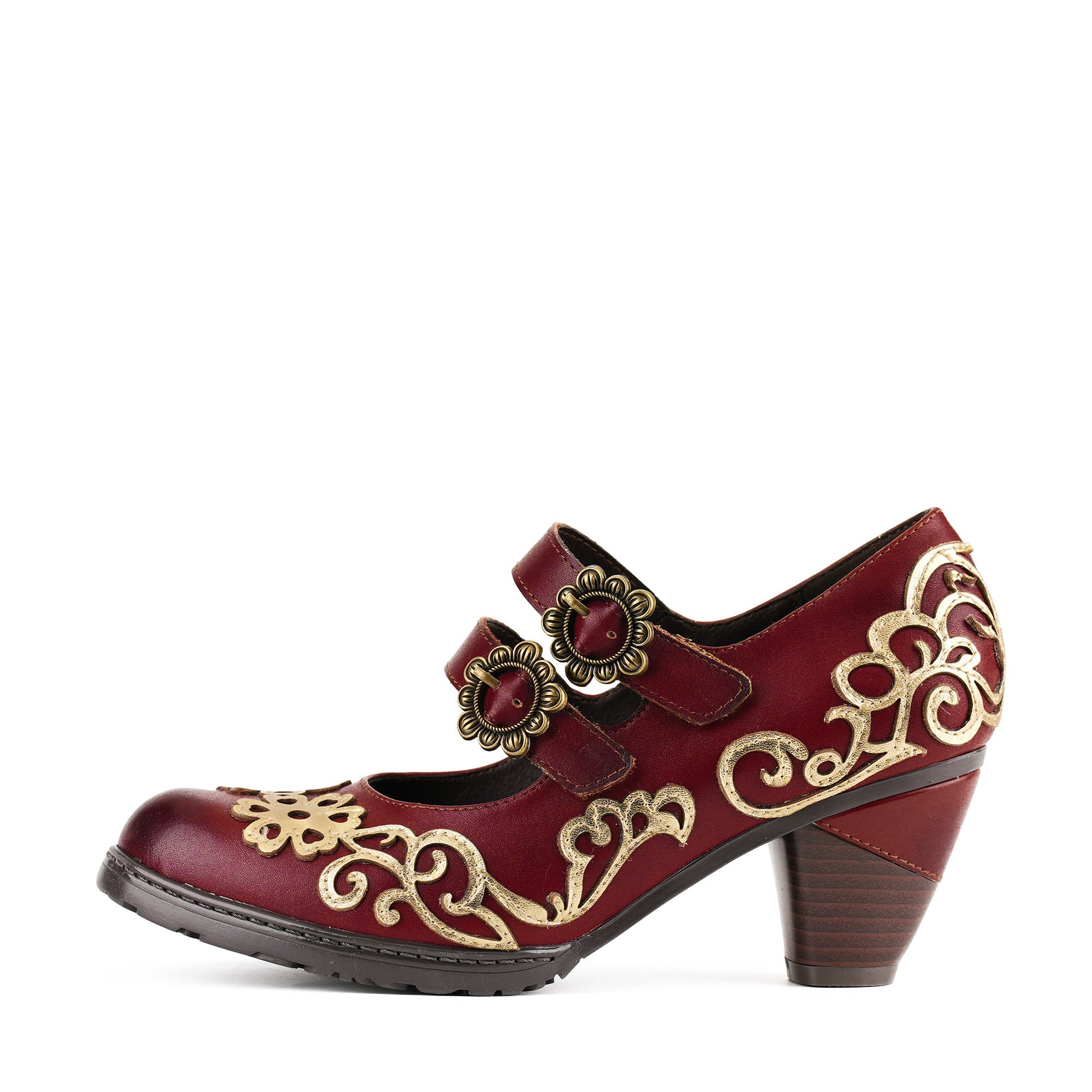 Arabesca™ | Vintage Scrollwork Mary Jane Pumps
