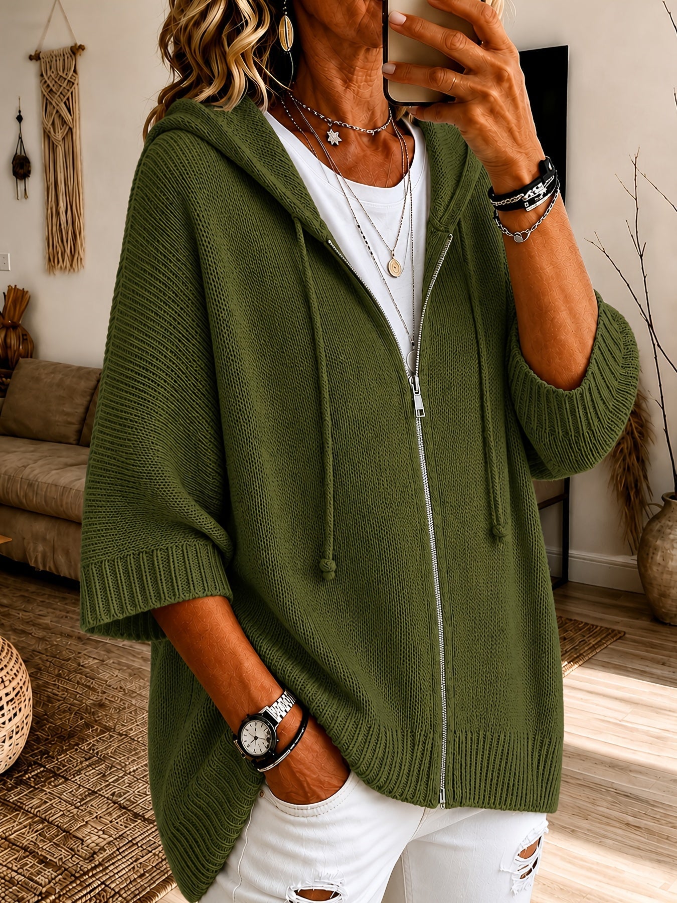 Arvada™ | Hooded Zipper Sweater