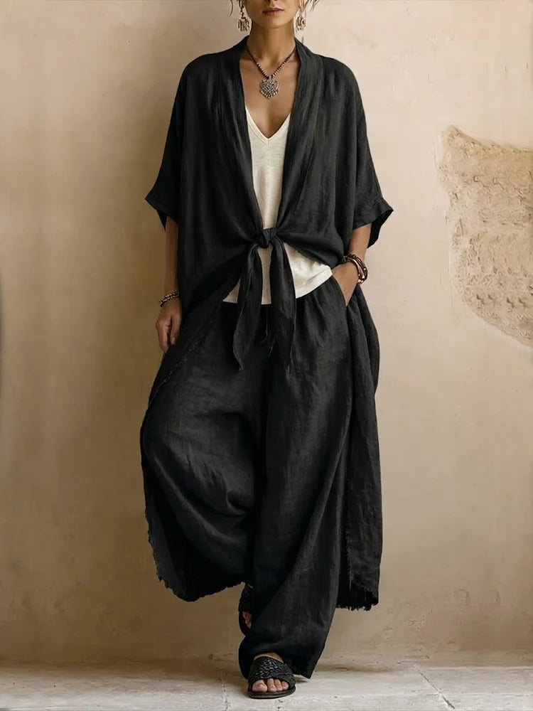 Genevieve™ | Bohemian Cardigan Three-Piece Set