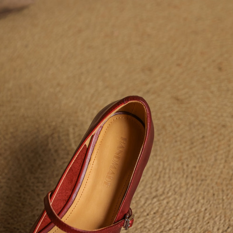 Avonrose™ | Square-Toe Mary Jane Flat