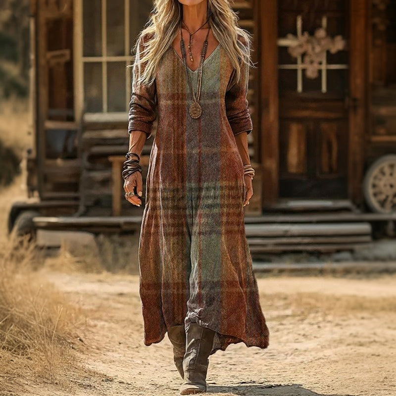 Fauna™ | Easy Wear Long Silhouette Dress