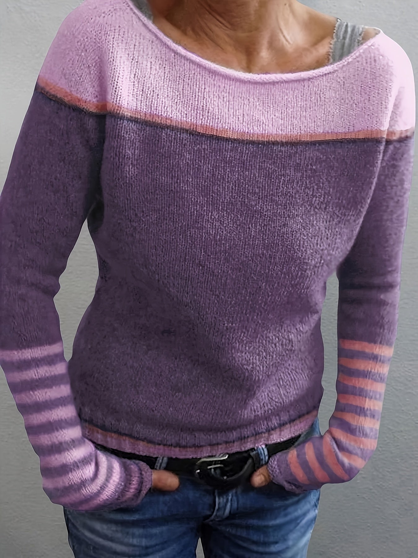 Norelle™ | Striped Pullover Sweater