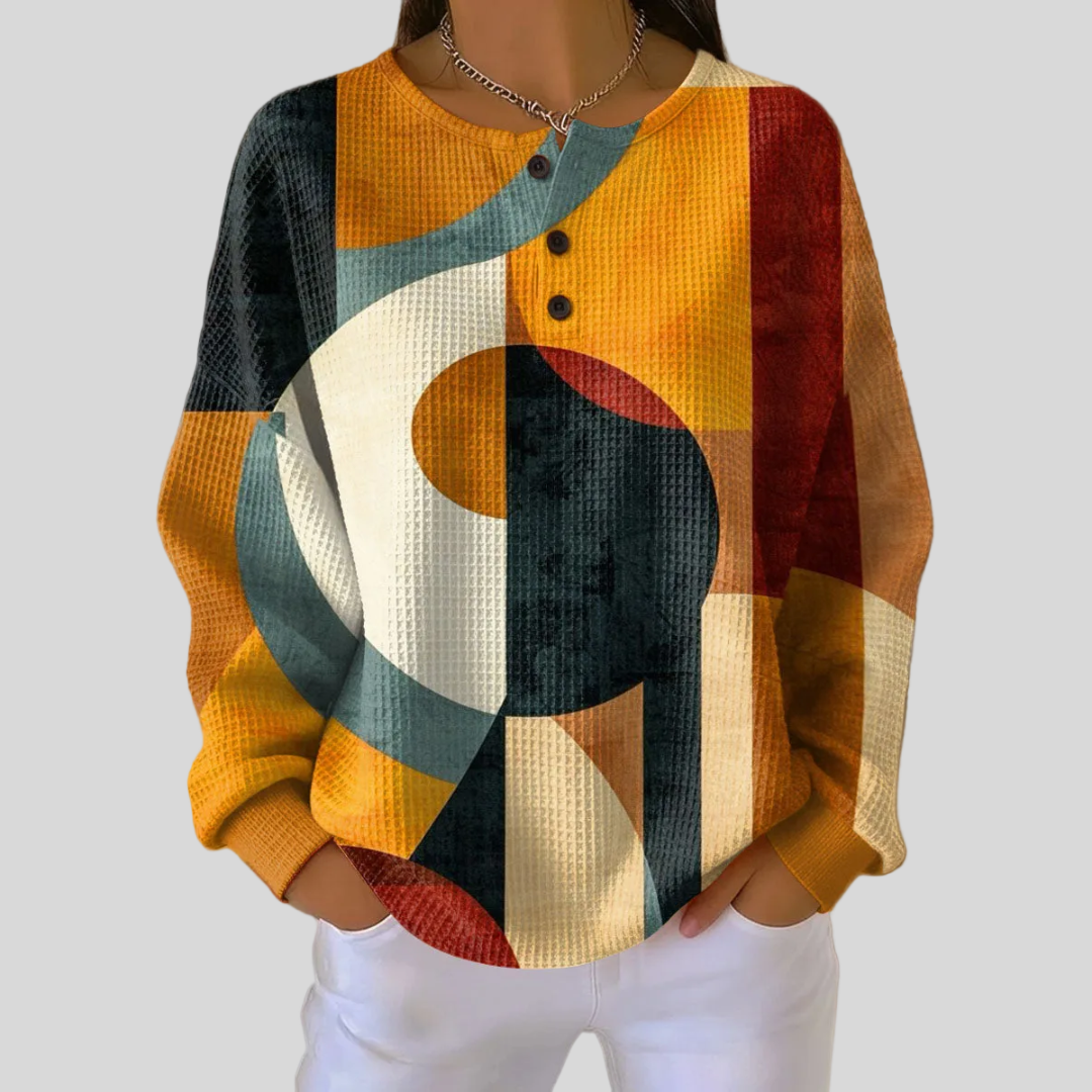 Bexmore™ | Geometric Pattern Sweatshirt