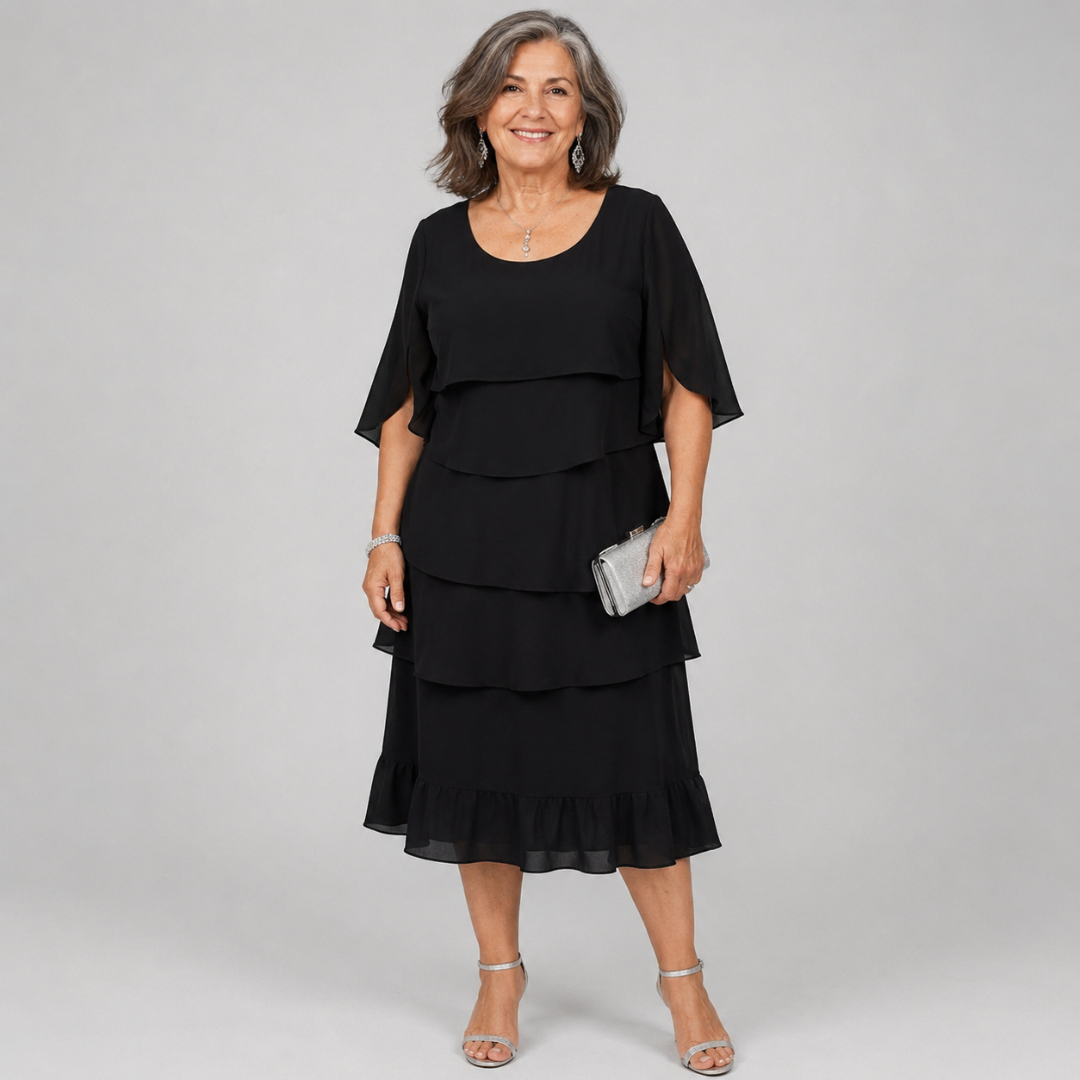 Beatrice™ | Tiered Ruffle Midi Dress