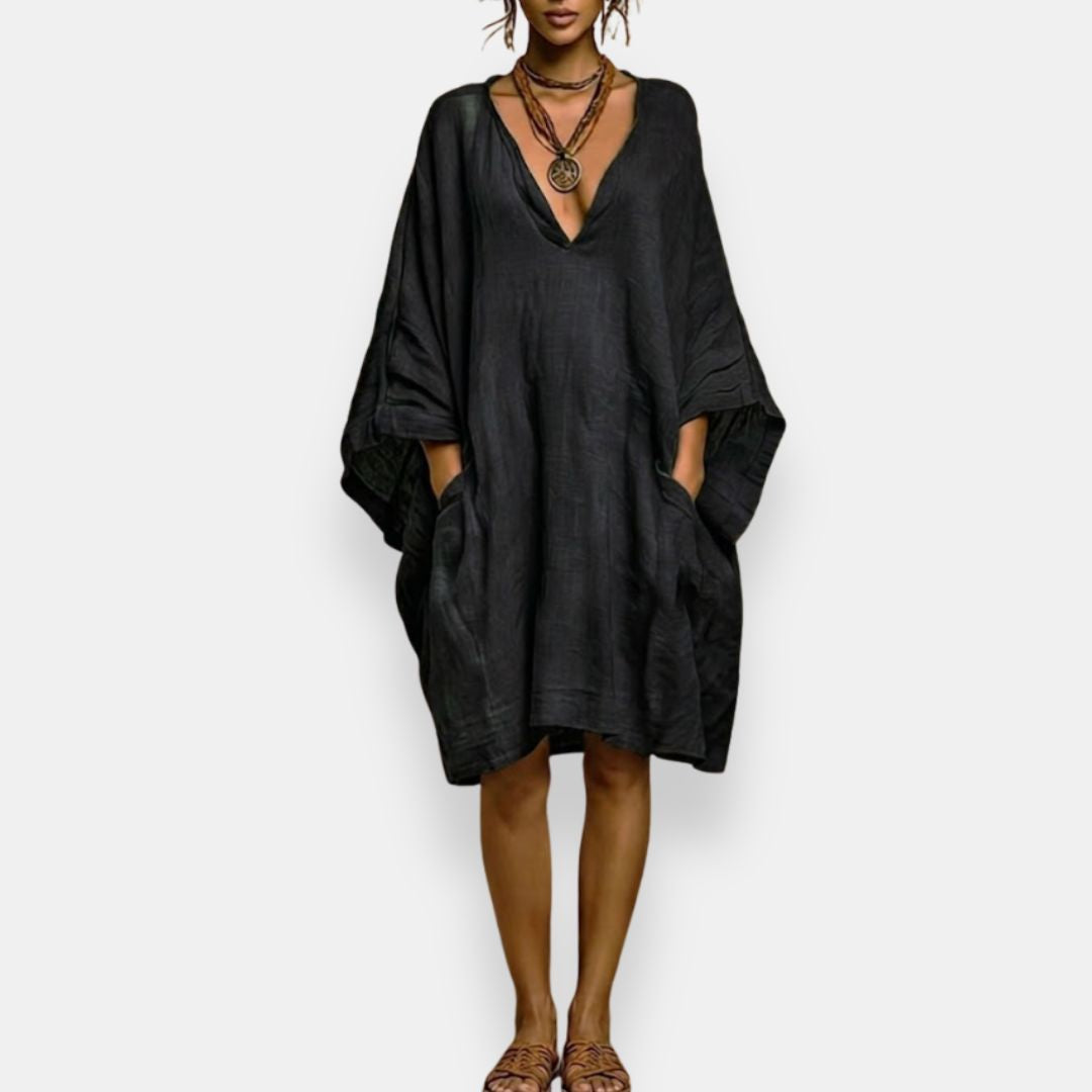 Kestrel™ | Oversized V-Neck Dress