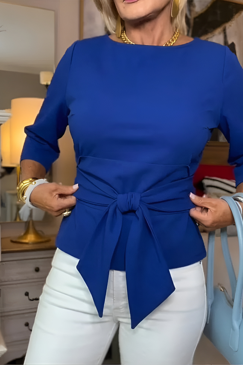 Daria | Women's Stylish Bow Waist Top
