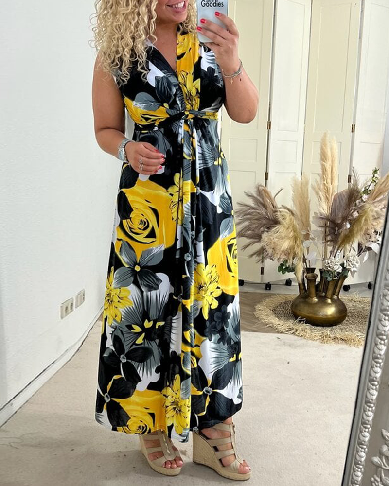 Hollis™ | Elegant Floral Maxi Summer Dress