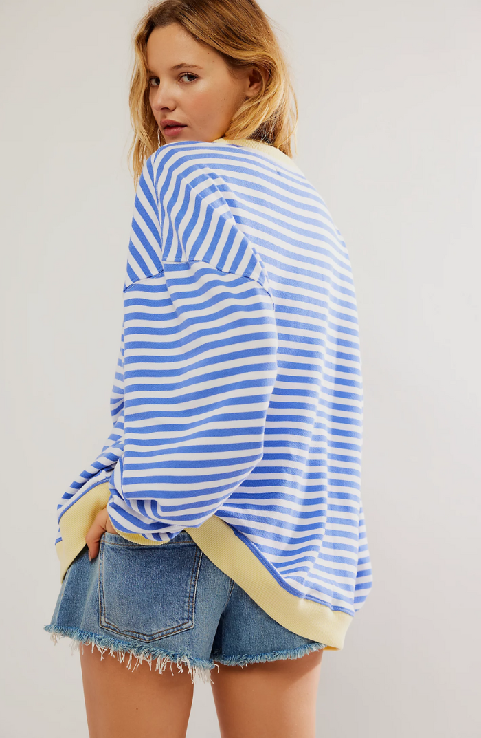 Frandelle™ | Striped Oversized Pullover