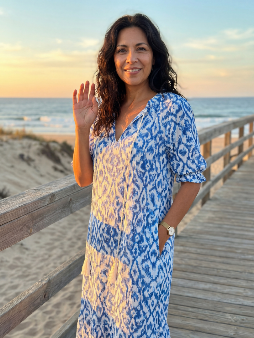 Bimara™ | Coastal Midi Dress