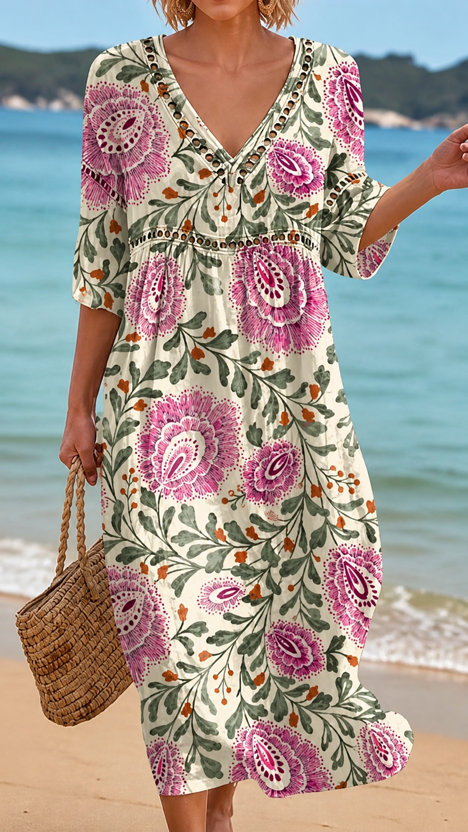 Josephine™ | Floral Beach Dress