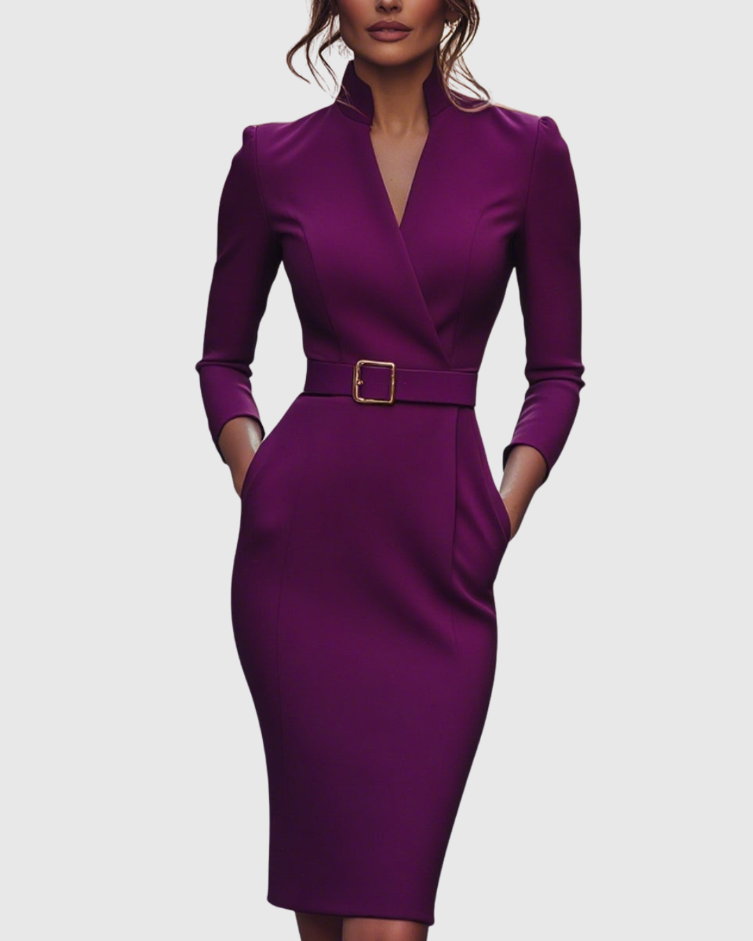 Refined Midi Dress