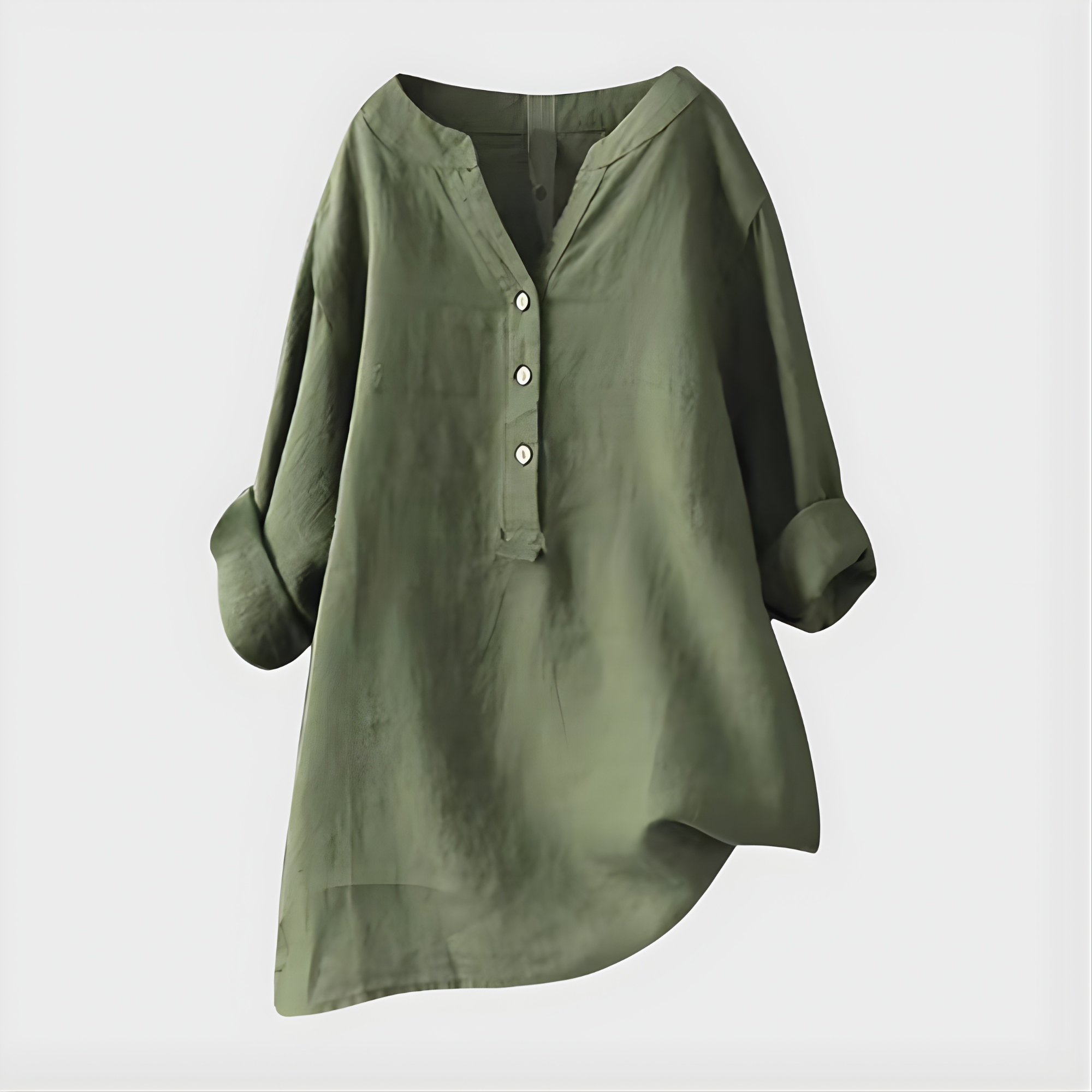 Orindelle™ | Elegant V-Neck Blouse