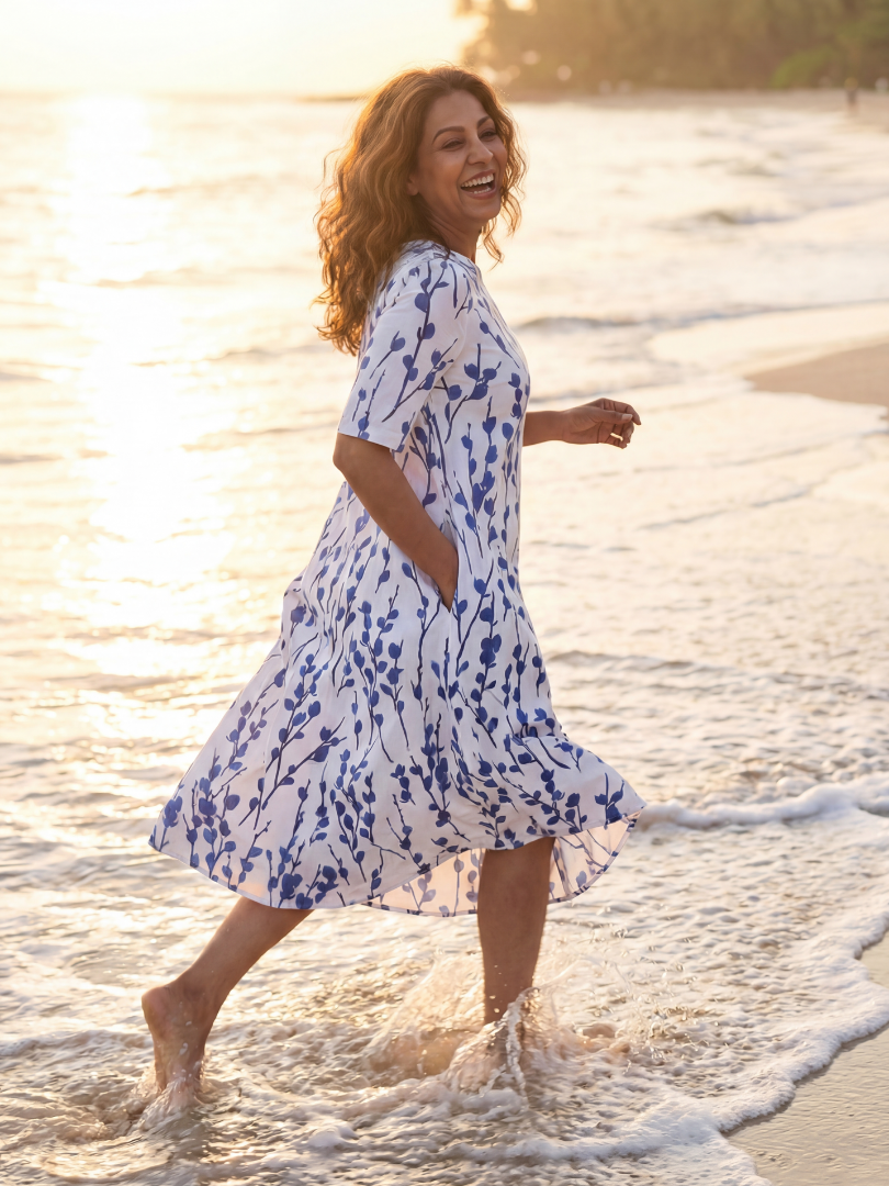 Romilly™ | Floral Midi Dress