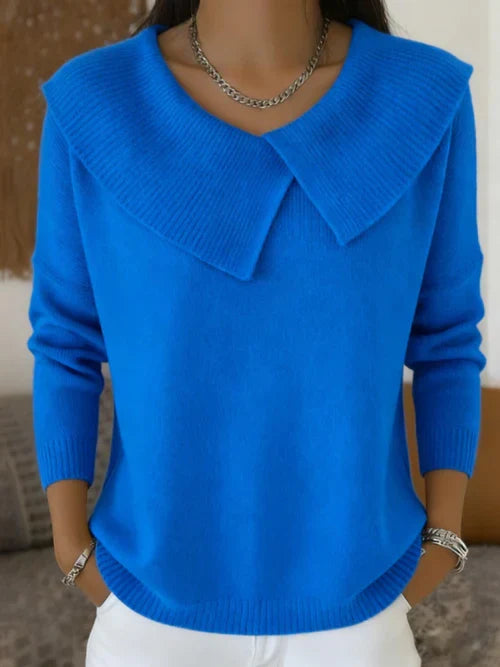 Juliette™ | Cozy Soft-Collar Sweater
