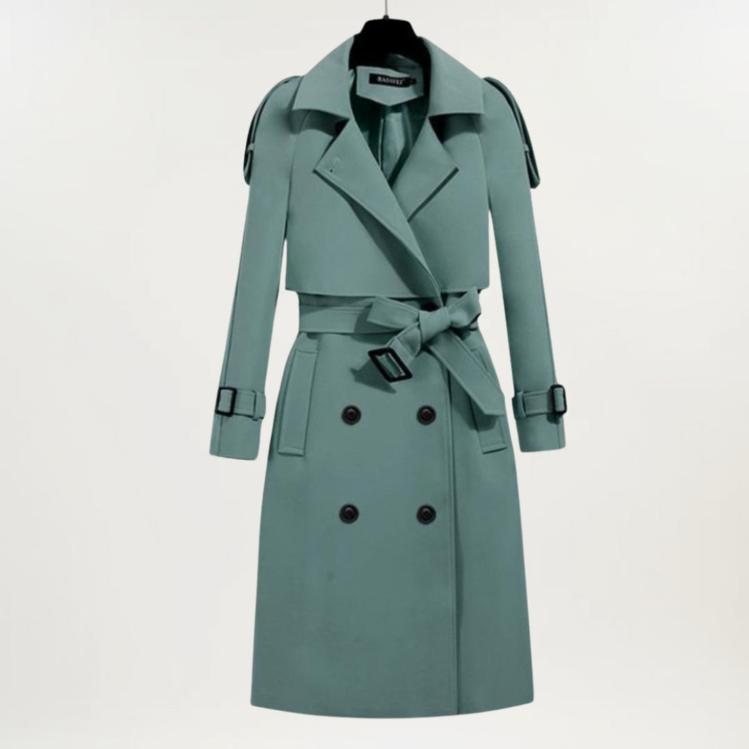 Women's Extended Length Trench Coat
