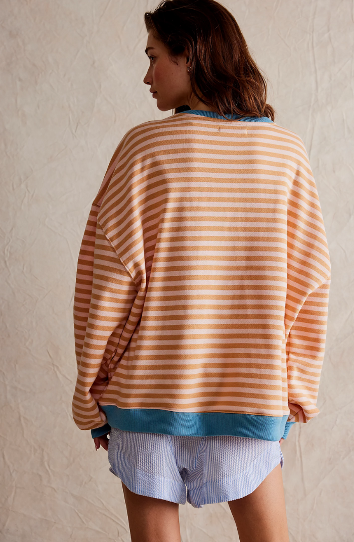 Frandelle™ | Striped Oversized Pullover