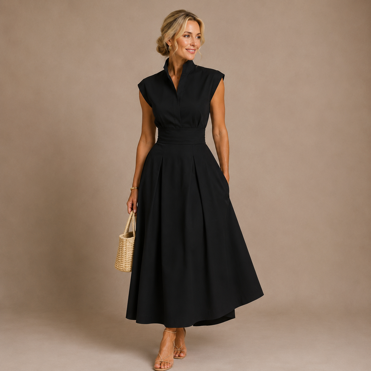 Aurelia | Sculpted Midi Dress