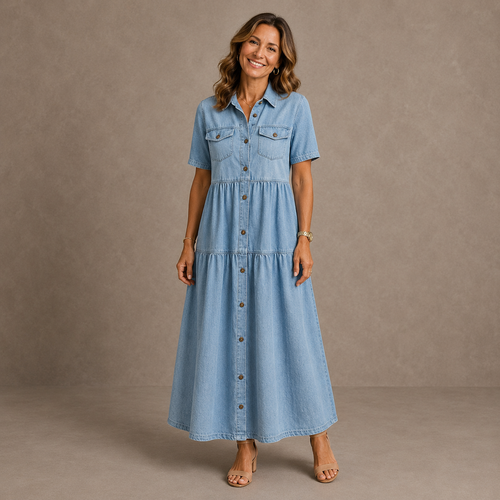 Felicity™ | Tiered Shirt Dress