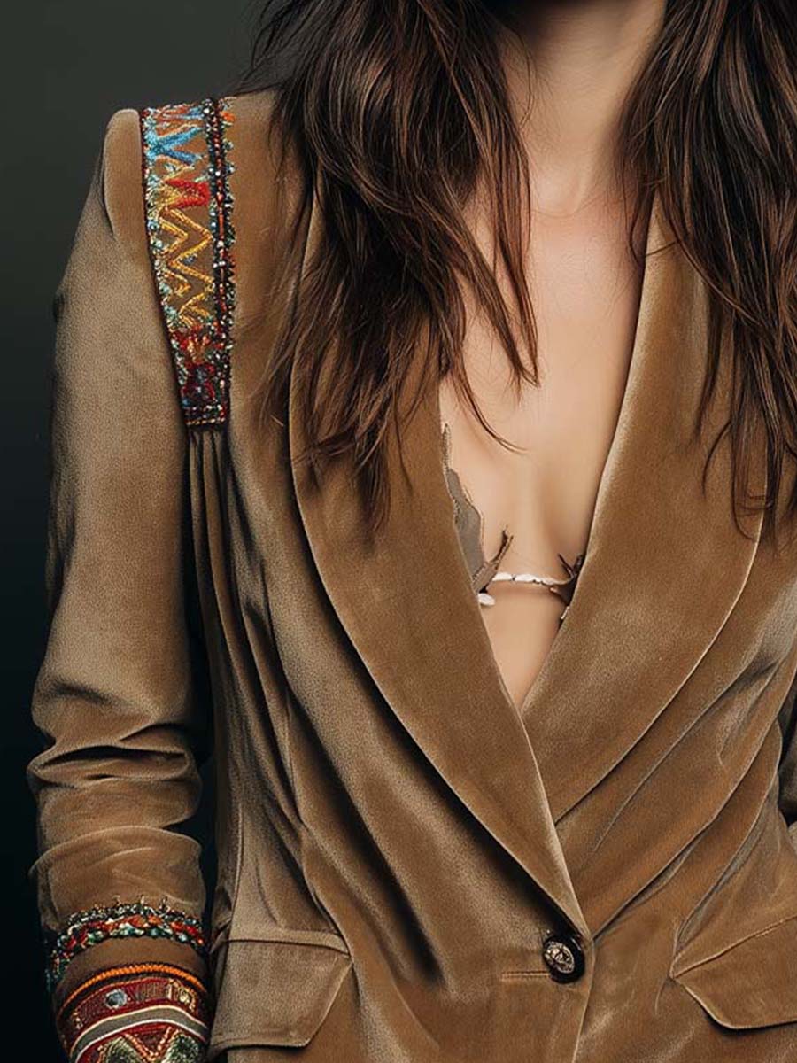 Kelloway™ | Bohemian Embroidered Blazer