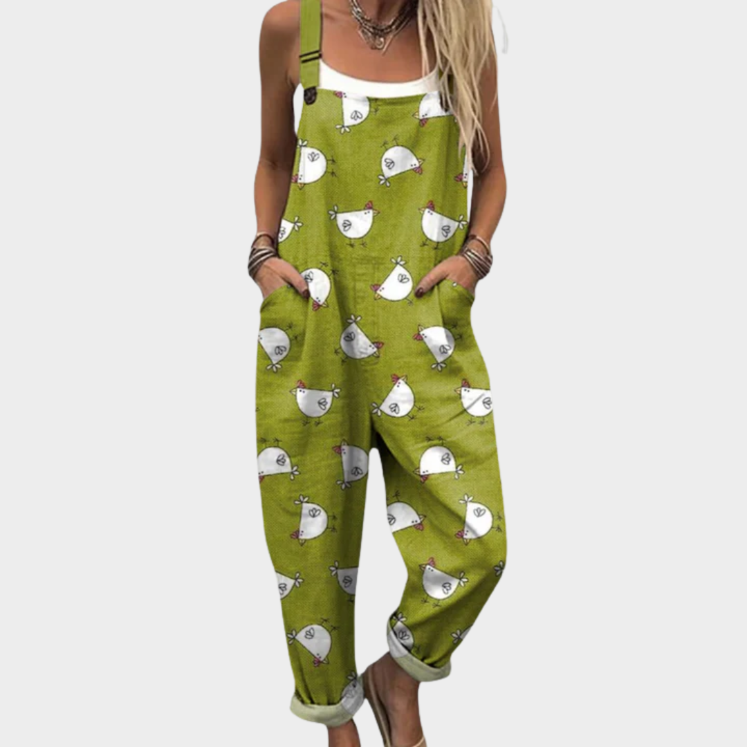 Ivalene™ | Printed Dungarees