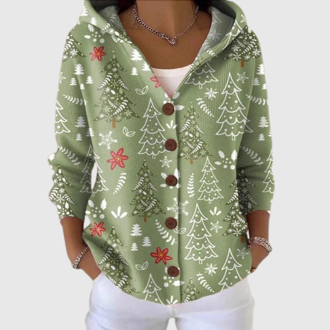 Tinley™ | Hooded Button-Front Cardigan