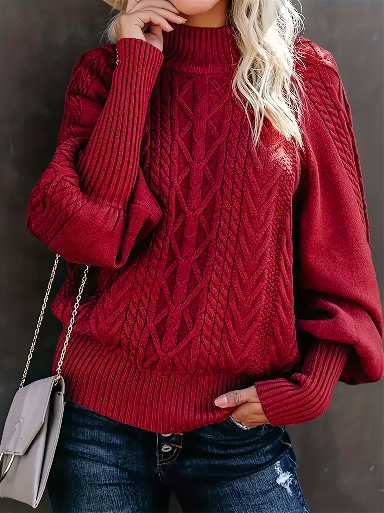 Ruella™ | Casual Long Sleeve Knit Sweater