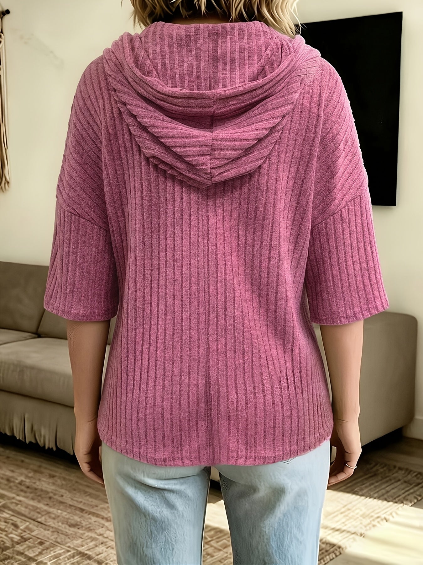 Moxie™ | Ribbed Hoodie with Zipper