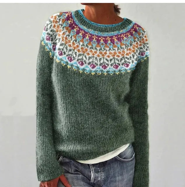 Tatiana™ | Retro Knitted Sweater