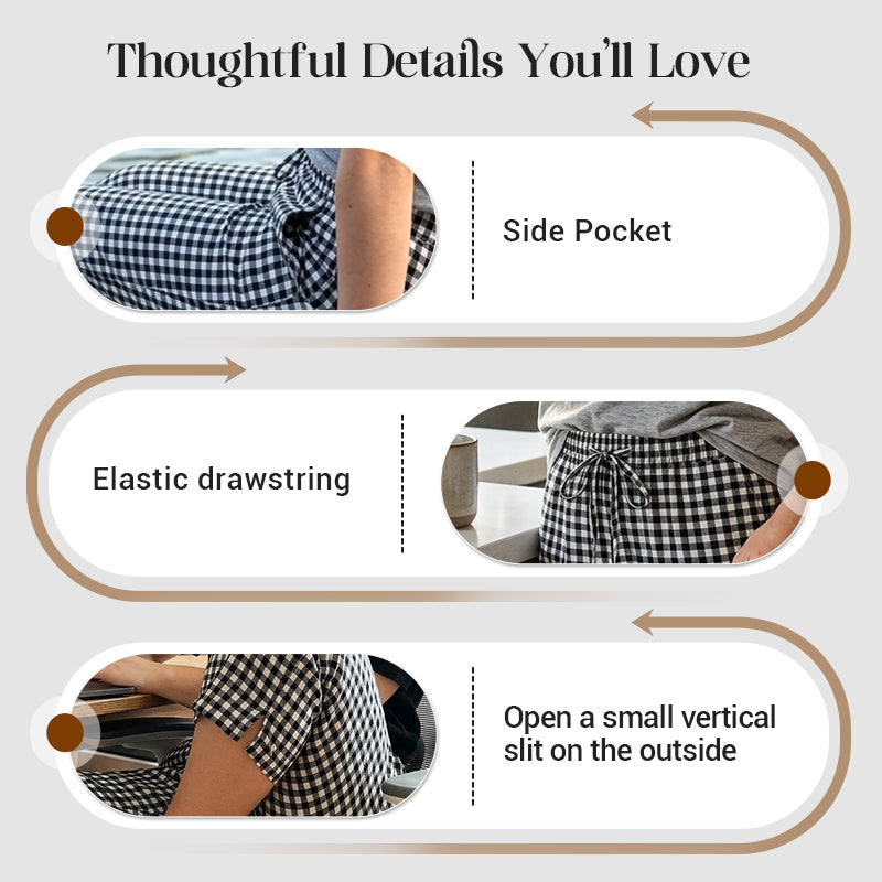 Imogen™ | Relaxed Summer Plaid Capri Pants