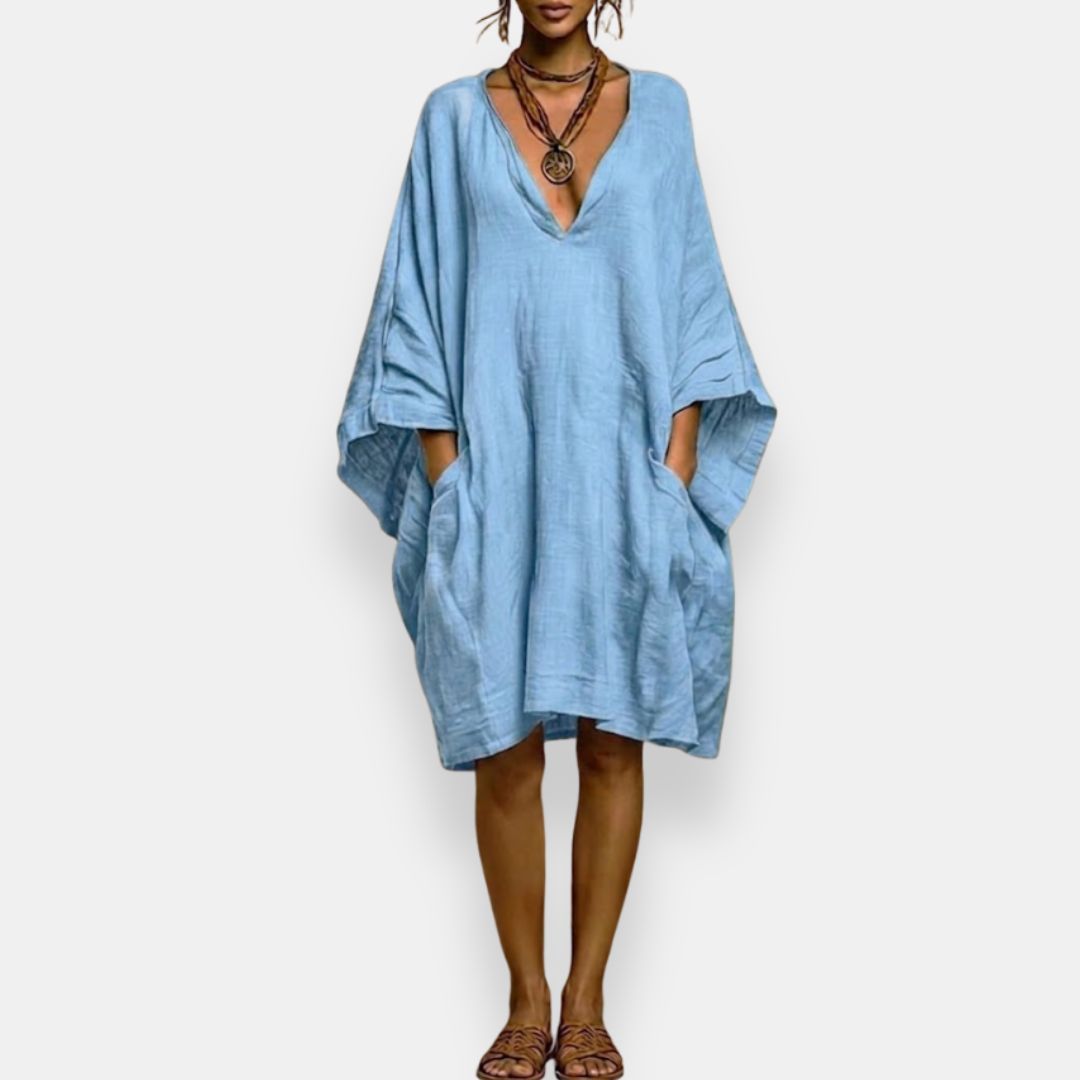 Kestrel™ | Oversized V-Neck Dress