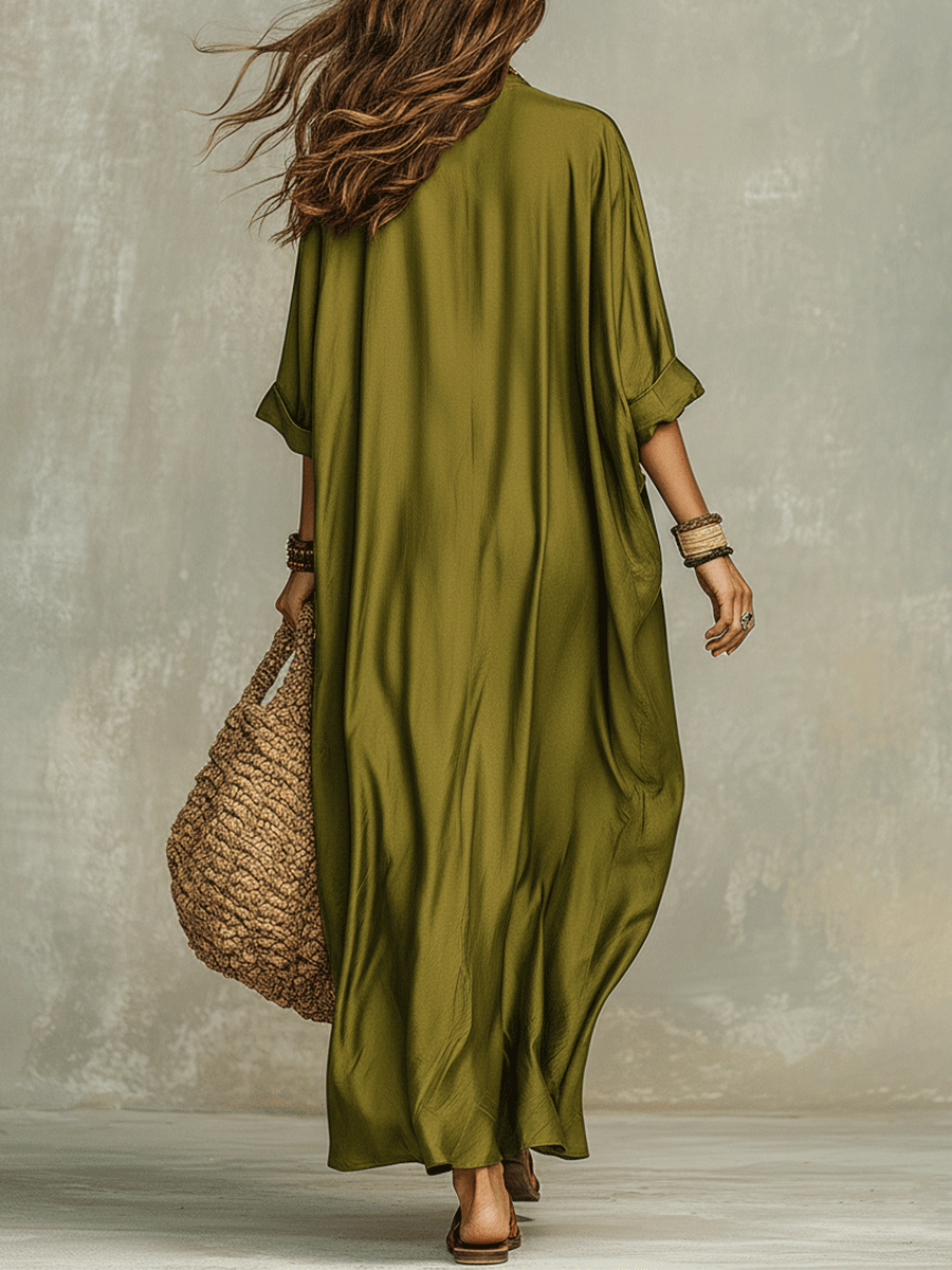 Valorine™ | Relaxed Bohemian Maxi Dress