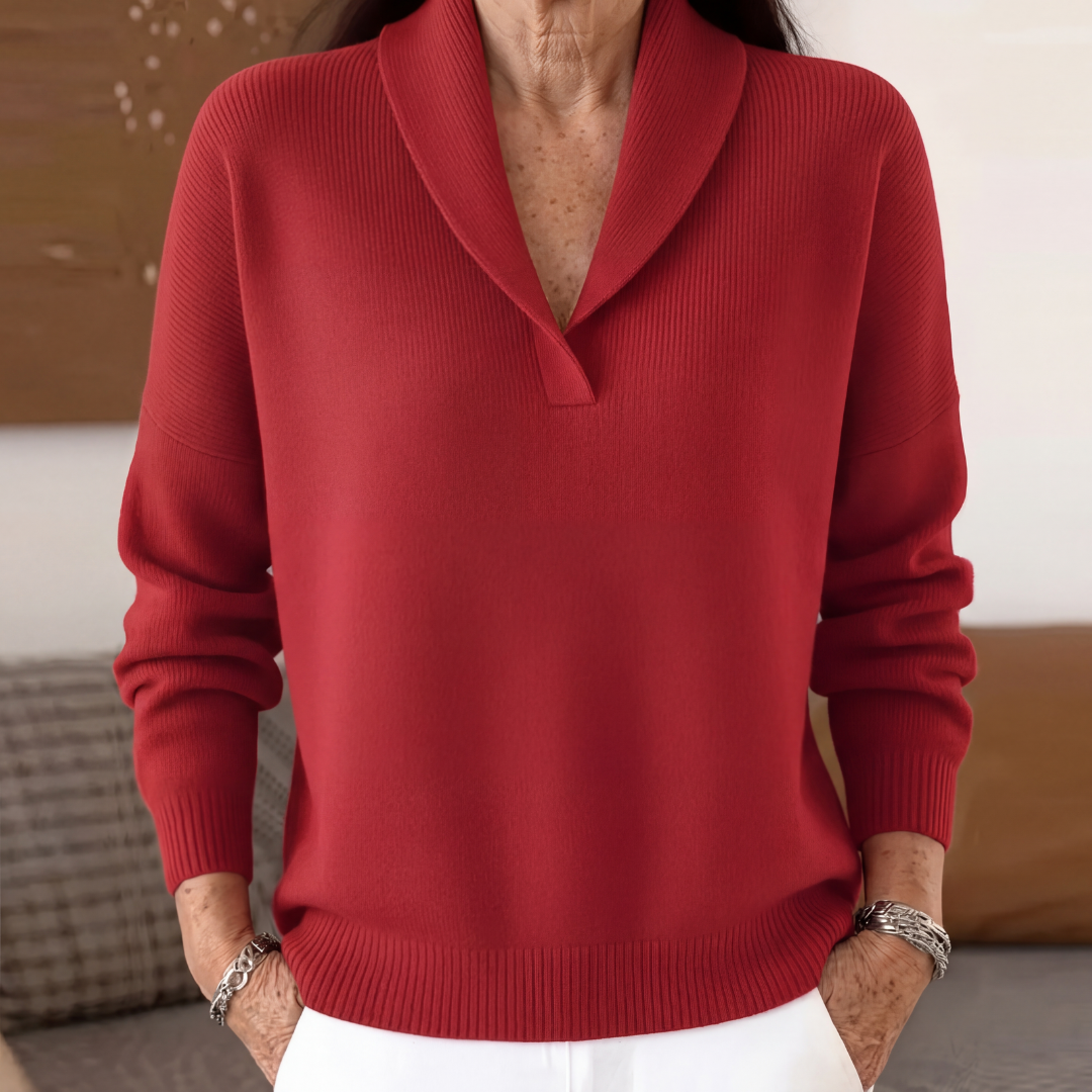 Margaret | Women's Forgiving-Fit V-Neck Sweater