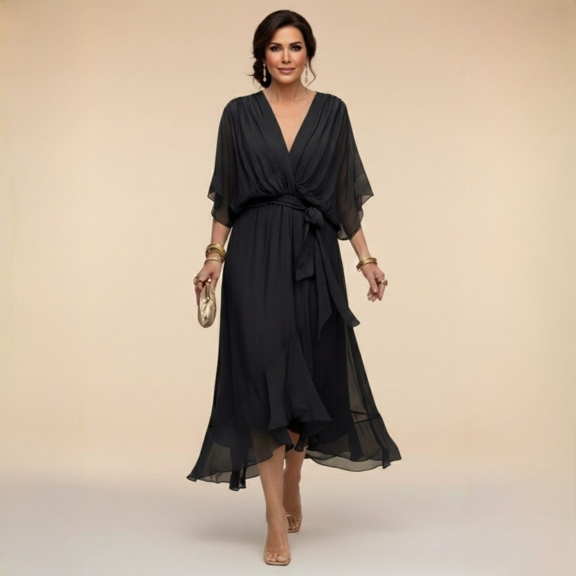 Monica™ | Elegant Midi Dress