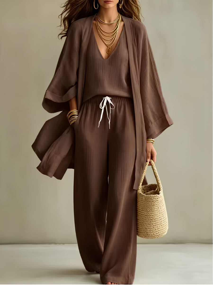 Dahlia™ | 3-Piece Open-Front Set