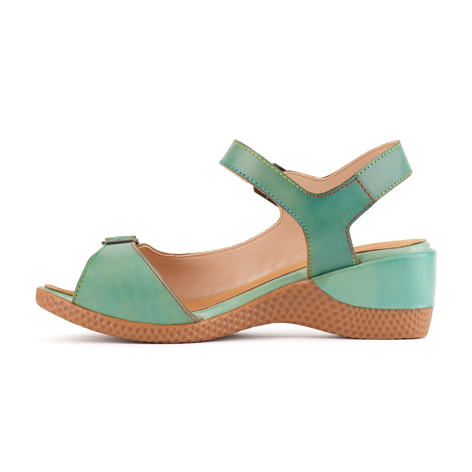 Aveline™ | Floral Embroidered Wedge Sandal