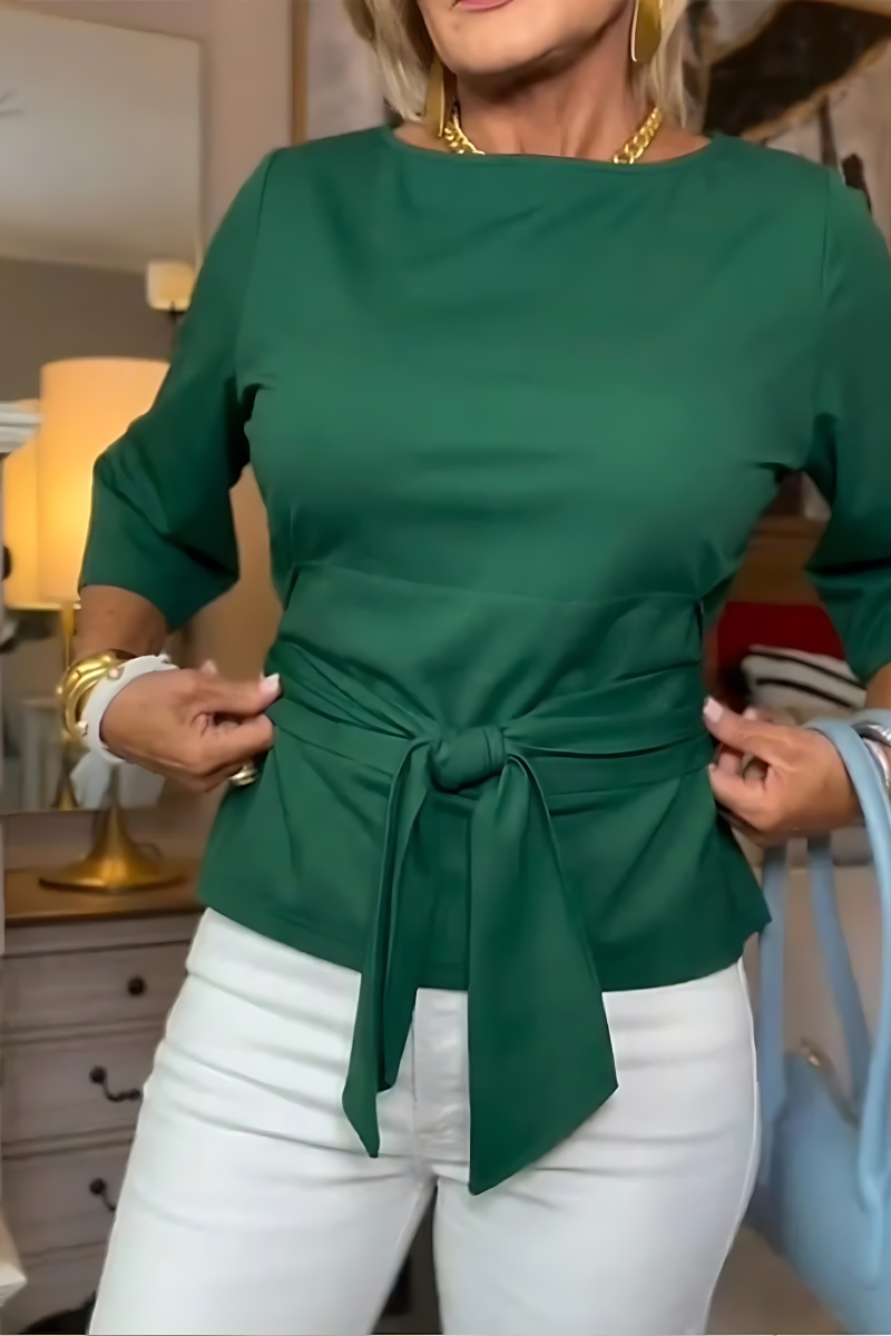 Daria | Women's Stylish Bow Waist Top