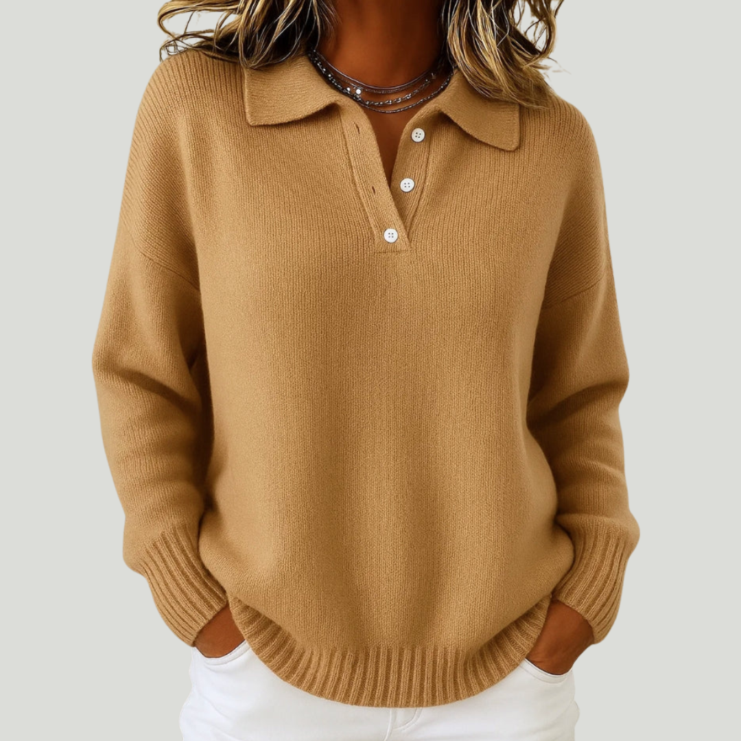 Beatrix™ | Collared Pullover Sweater