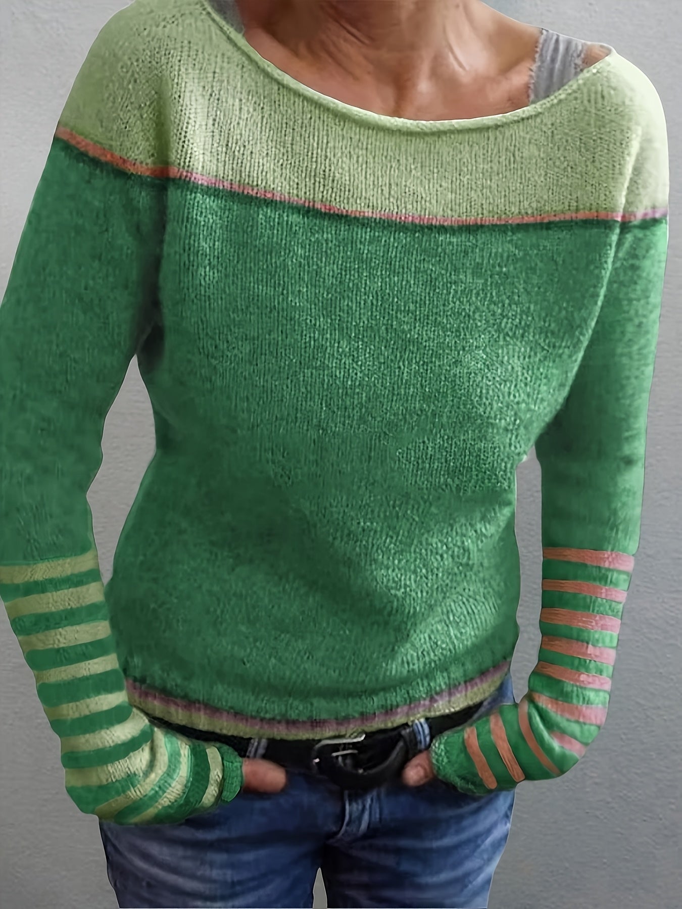 Norelle™ | Striped Pullover Sweater
