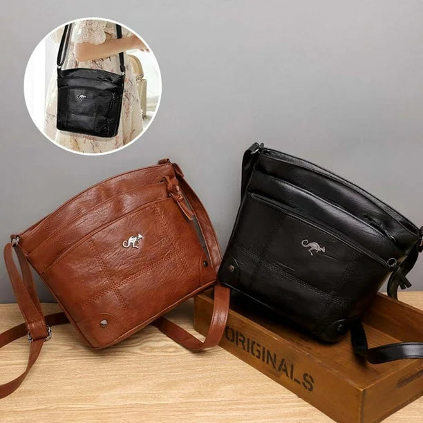 Katarina™ | Kangaroo Emblem Crossbody Bag