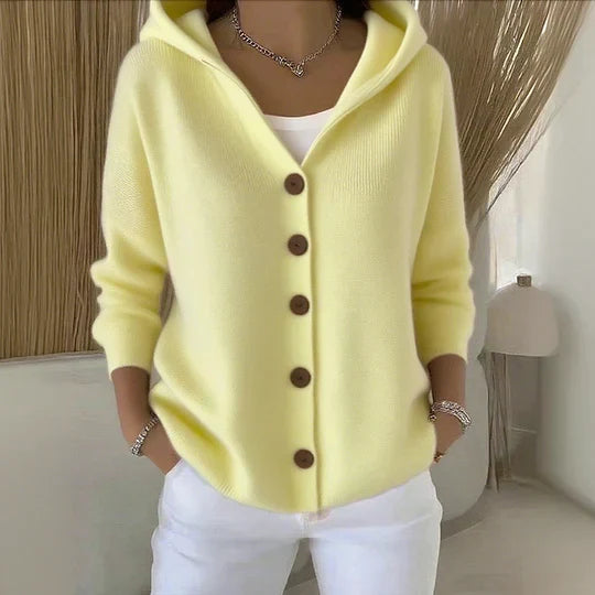 Rivette™ | Hooded Button-Up Cardigan