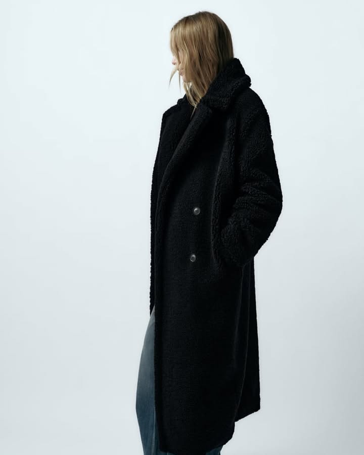 Emma | Women's Long Teddy Coat