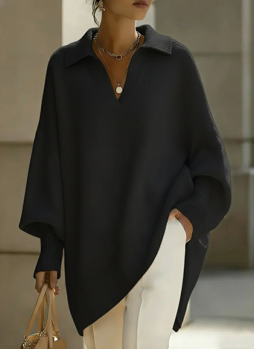 Sophia | V Neck Long Sleeve Sweater