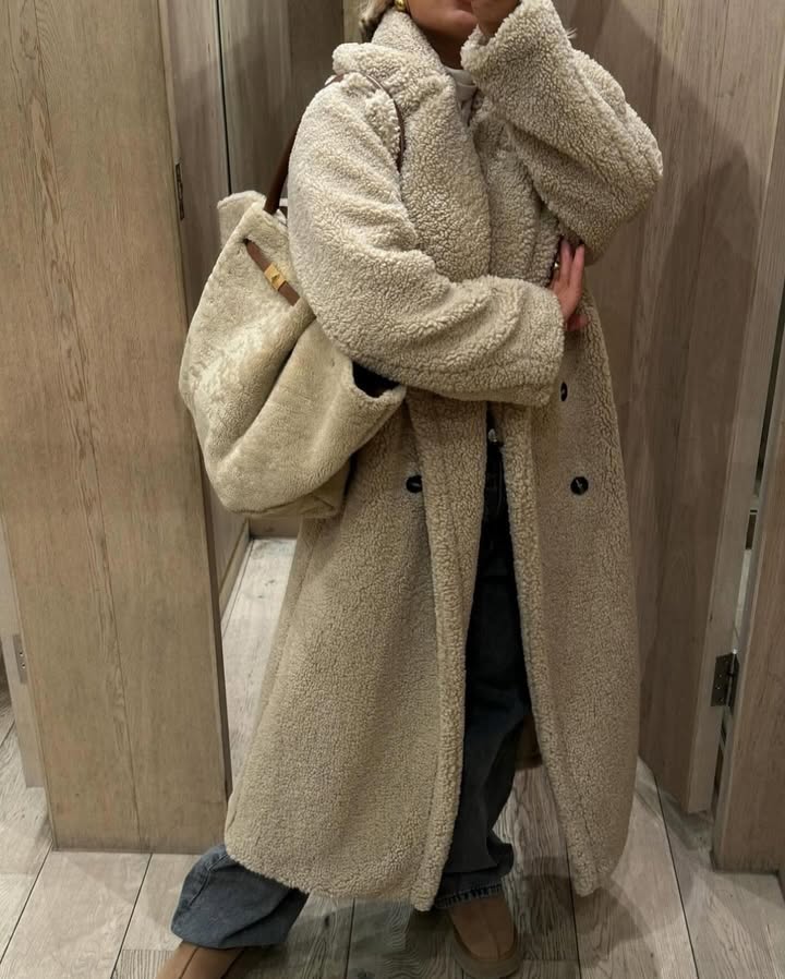 Emma | Women's Long Teddy Coat