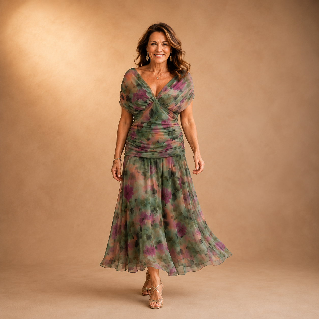 Delilah™ | Off Shoulder Floral Midi Dress