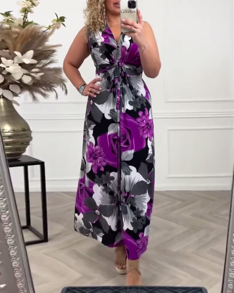 Hollis™ | Elegant Floral Maxi Summer Dress